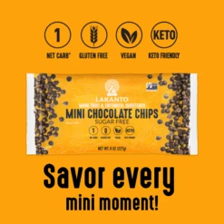 Sugar-Free Mini Chocolate Chips -Lakanto Food Store 23