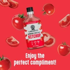 Ketchup - Monk Fruit Sweetened, No Sugar Added -Lakanto Food Store Amazon ImageStack Ketchup xFNL 03
