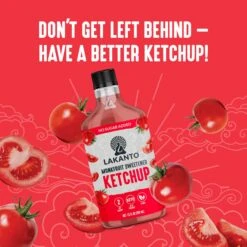 Ketchup - Monk Fruit Sweetened, No Sugar Added -Lakanto Food Store Amazon ImageStack Ketchup xFNL 05