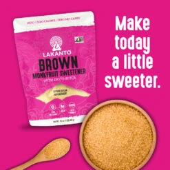 Brown Monkfruit And Erythritol Sweetener - Brown Sugar Replacement 13 Brown Monkfruit And Erythritol Sweetener - Brown Sugar Replacement -Lakanto Food Store Amazon Image 8 Brown Sweetener RP 246 stg3