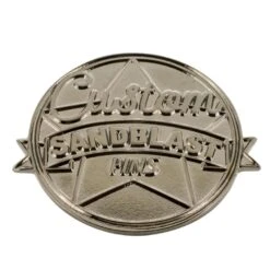 Custom Sandblast Polish Die Struck Pins