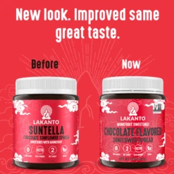 Sugar-Free Chocolate Sunflower Spread -Lakanto Food Store Chocolate sunflower spread back 2000x2000 1