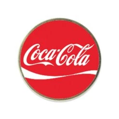 Custom Made In USA Rush Printed Pins -Lakanto Food Store Coca Cola Circle 87492fc0 c022 4607 b7f6 db0b41472afa