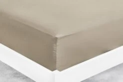 Drap Housse Grand Bonnet Microfibre -Lakanto Food Store DH BeigeFonce 1