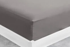 Drap Housse Grand Bonnet Microfibre -Lakanto Food Store DH GrisFonce 2