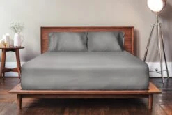 Mello Housse De Couette Et Taies D'oreiller Microfibre -Lakanto Food Store HousseCouette GrisFonce 6 1