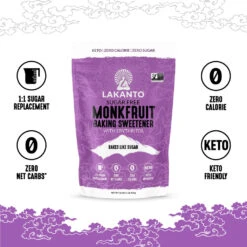 Baking Monkfruit And Erythritol Sweetener - Baking Sugar Replacement -Lakanto Food Store LFG 055 4