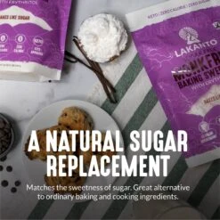Baking Monkfruit And Erythritol Sweetener - Baking Sugar Replacement -Lakanto Food Store LFG 055 5