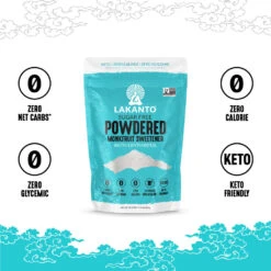 Powdered Monkfruit And Erythritol Sweetener - Powdered Sugar Replacement -Lakanto Food Store LFG 086 4