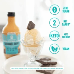 Sugar-Free Caramel Sauce -Lakanto Food Store RP 062 2 Caramel Sauce Image Stack 13
