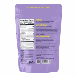 Peanut Butter Powder -Lakanto Food Store RP 085 4 Peanut Butter Powder Back Render Transparent Background