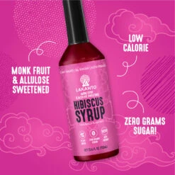 Simple Flavoring Syrup Hibiscus -Lakanto Food Store RP 436 SimpleSyrup Hibiscus 25.4oz ImageStack 5
