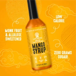 Simple Flavoring Syrup Mango -Lakanto Food Store RP 438 SimpleSyrup MangoSyrup 25.4oz ImageStack 5