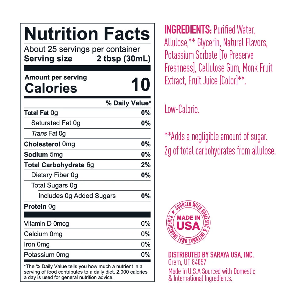 Simple Flavoring Syrup Raspberry 2 Simple Flavoring Syrup Raspberry - Image 2