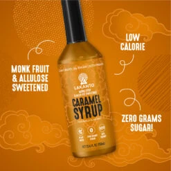 Caramel Simple Flavoring Syrup -Lakanto Food Store RP 442 SimpleSyrup Caramel 25.4oz ImageStack 5