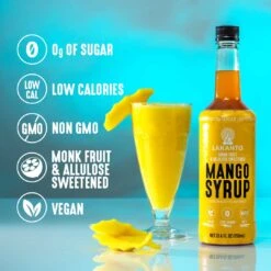 Simple Flavoring Syrup Mango -Lakanto Food Store SimpleSyrup ImageStacks 1080x1080 Mango 1
