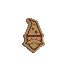 Laser-Engraved Wood Pins Made In The USA