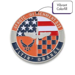 Custom Soft Enamel Coins -Lakanto Food Store VibrantColorfill v2