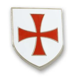Custom Enamel Pins Made In The USA 20 Custom Enamel Pins Made In The USA -Lakanto Food Store White Crusader Shield Pin1 fecd7a1c d735 40f6 8326 094569e9b94a