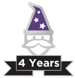 Custom Years Of Service Pins 8 Custom Years Of Service Pins -Lakanto Food Store YOS pins 4 years