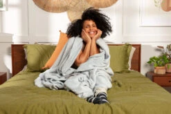 Plaid Douceur Flanelle -Lakanto Food Store plaid gris