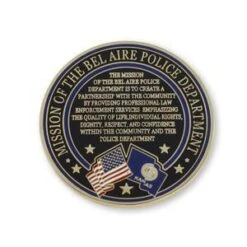 Custom Hard Enamel Coins -Lakanto Food Store police coin 95e565db 37da 43f5 a2a2 d0349b6896f5