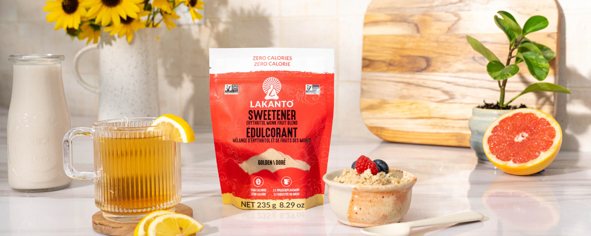 Lakanto Food Store -Lakanto Food Store Golden Sweetener homepage banner LK CAN